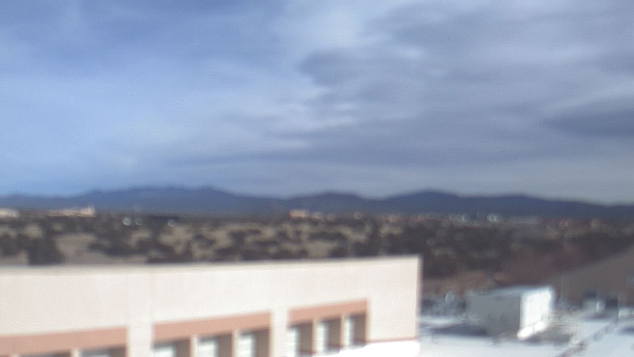 Thumbnail for current weather camera view from Amy Biehl ES in Rancho Viejo, New Mexico