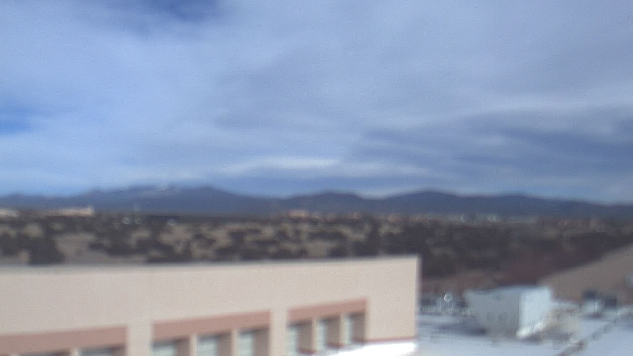 Thumbnail for current weather camera view from Amy Biehl ES in Rancho Viejo, New Mexico