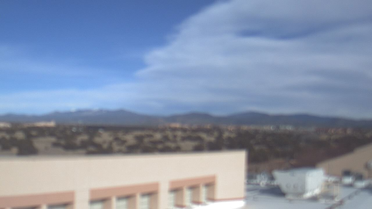 Thumbnail for current weather camera view from Amy Biehl ES in Rancho Viejo, New Mexico