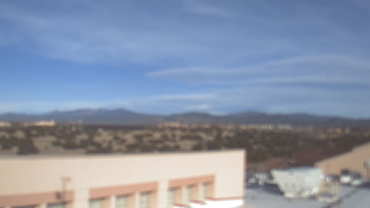 Thumbnail for current weather camera view from Amy Biehl ES in Rancho Viejo, New Mexico