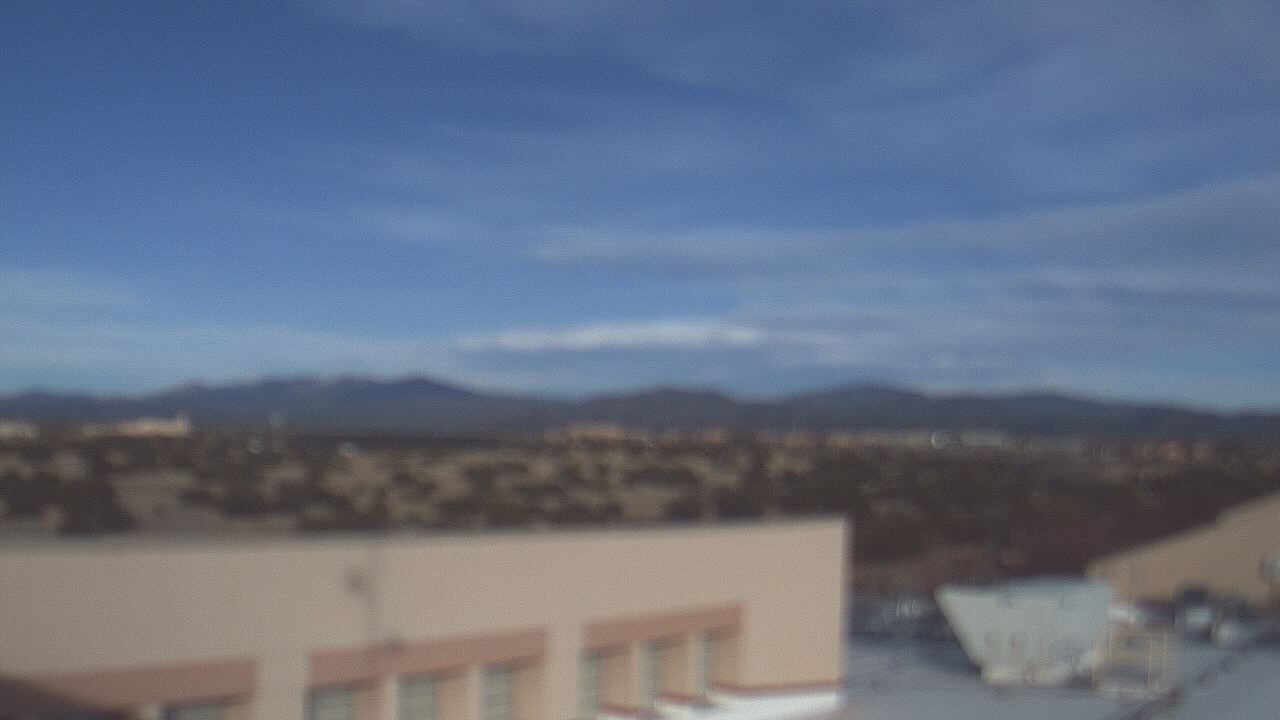 Thumbnail for current weather camera view from Amy Biehl ES in Rancho Viejo, New Mexico