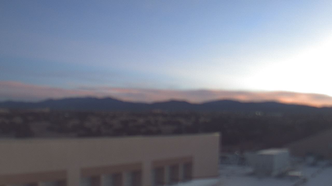 Thumbnail for current weather camera view from Amy Biehl ES in Rancho Viejo, New Mexico