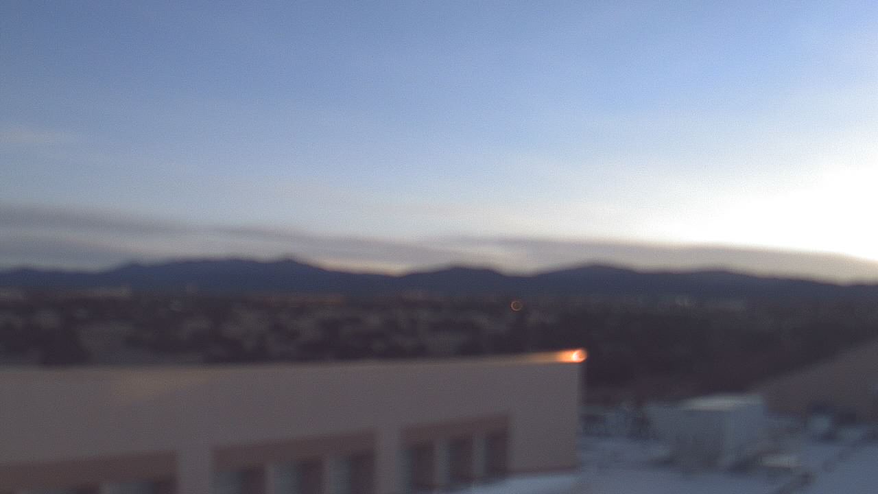 Thumbnail for current weather camera view from Amy Biehl ES in Rancho Viejo, New Mexico