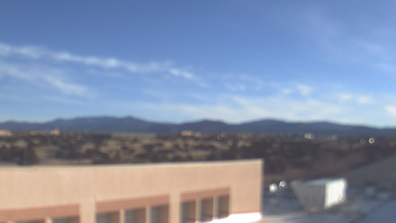 Thumbnail for current weather camera view from Amy Biehl ES in Rancho Viejo, New Mexico