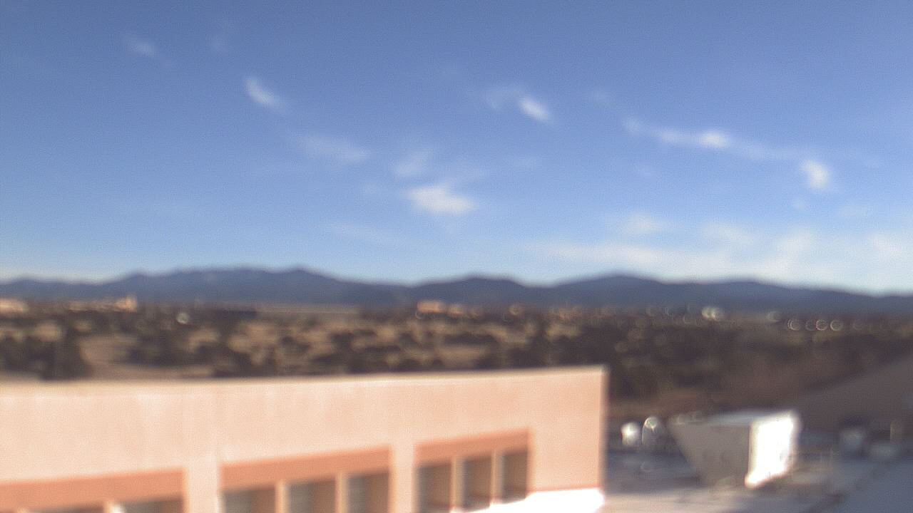 Thumbnail for current weather camera view from Amy Biehl ES in Rancho Viejo, New Mexico