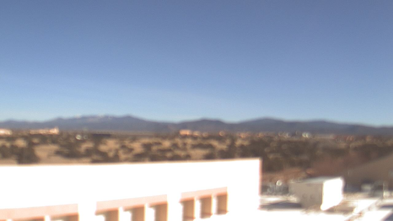 Thumbnail for current weather camera view from Amy Biehl ES in Rancho Viejo, New Mexico