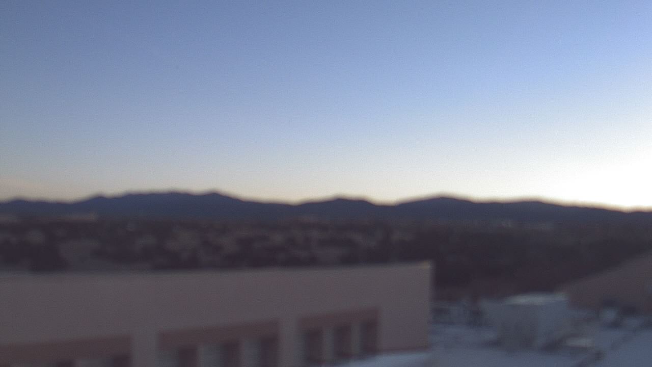 Thumbnail for current weather camera view from Amy Biehl ES in Rancho Viejo, New Mexico