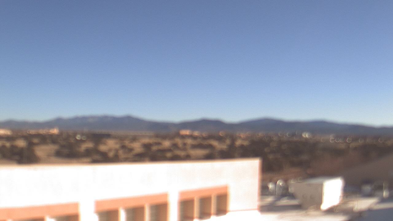 Thumbnail for current weather camera view from Amy Biehl ES in Rancho Viejo, New Mexico