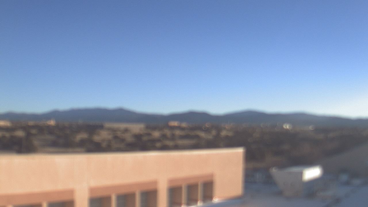 Thumbnail for current weather camera view from Amy Biehl ES in Rancho Viejo, New Mexico