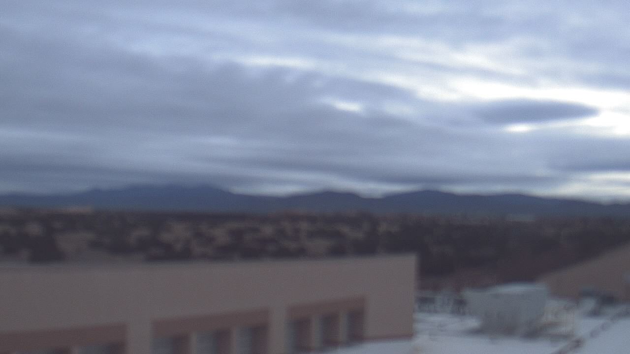 Thumbnail for current weather camera view from Amy Biehl ES in Rancho Viejo, New Mexico
