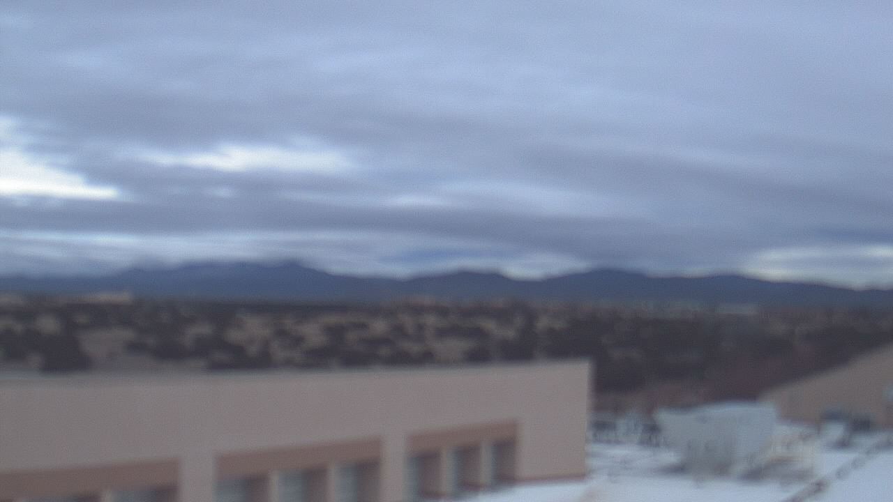 Thumbnail for current weather camera view from Amy Biehl ES in Rancho Viejo, New Mexico