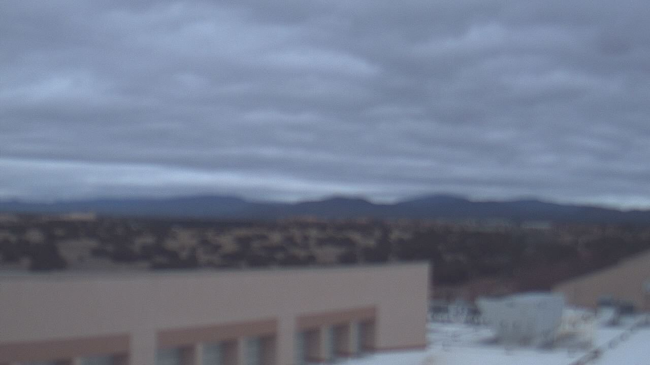 Thumbnail for current weather camera view from Amy Biehl ES in Rancho Viejo, New Mexico