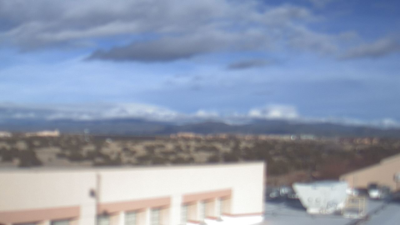 Thumbnail for current weather camera view from Amy Biehl ES in Rancho Viejo, New Mexico