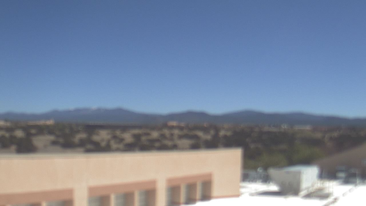 Thumbnail for current weather camera view from Amy Biehl ES in Rancho Viejo, New Mexico
