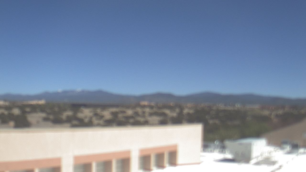 Thumbnail for current weather camera view from Amy Biehl ES in Rancho Viejo, New Mexico