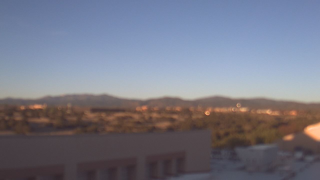Thumbnail for current weather camera view from Amy Biehl ES in Rancho Viejo, New Mexico