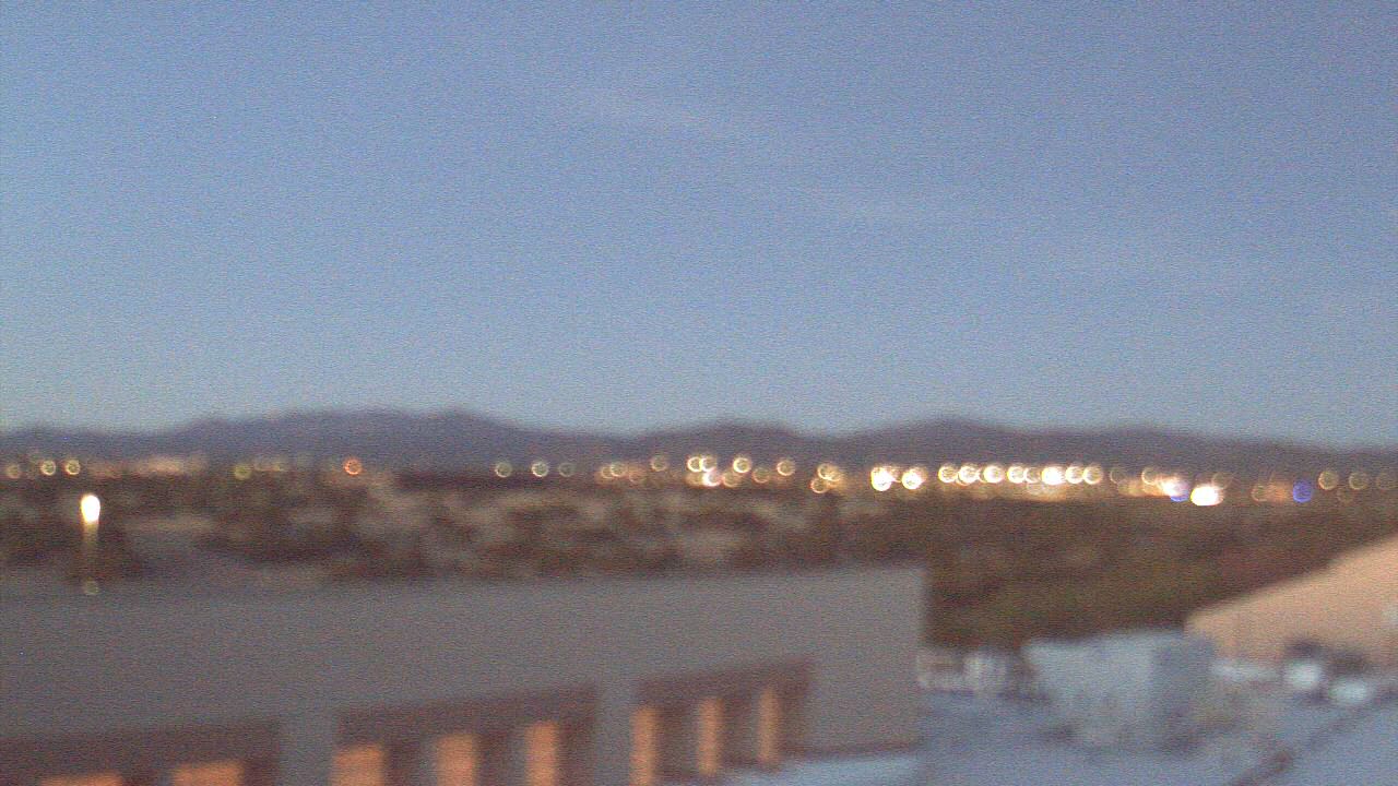 Thumbnail for current weather camera view from Amy Biehl ES in Rancho Viejo, New Mexico