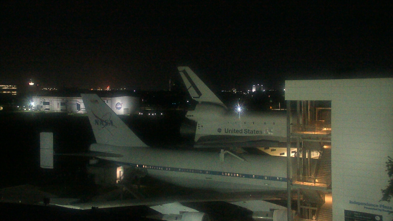 Thumbnail for current weather camera view from Space Center Houston in Houston, Texas