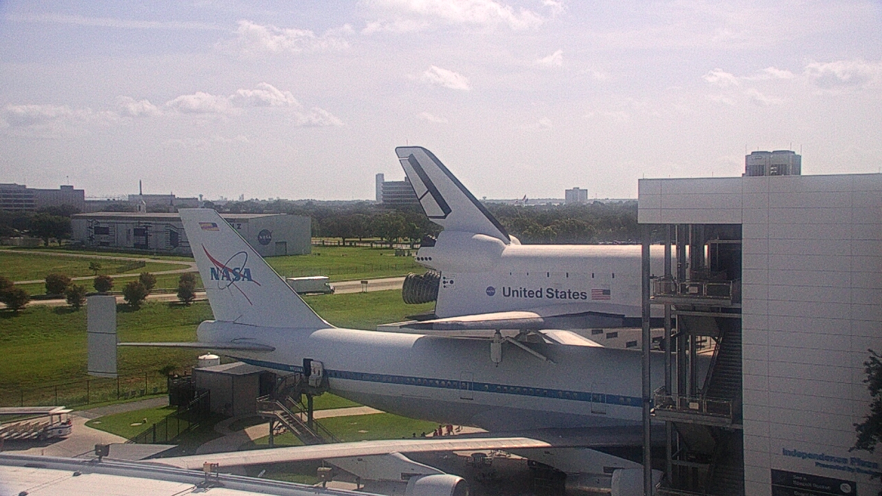 Thumbnail for current weather camera view from Space Center Houston in Houston, Texas