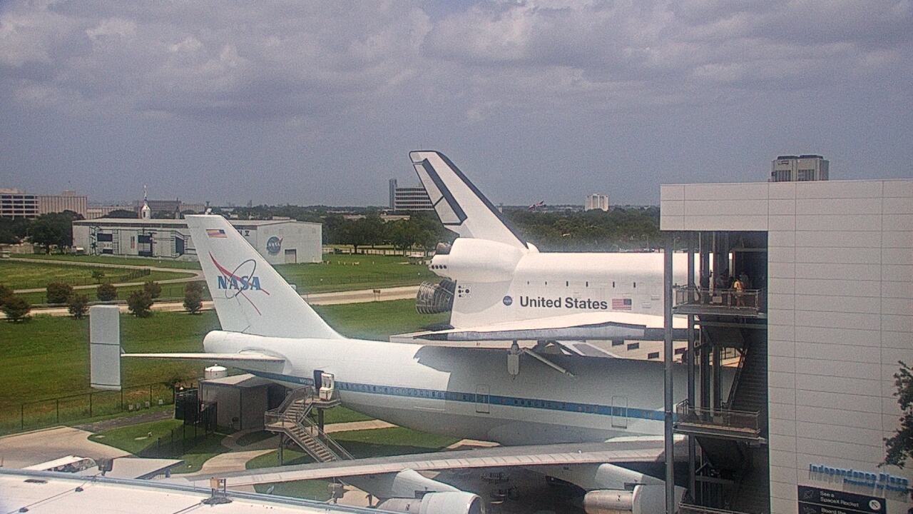 Thumbnail for current weather camera view from Space Center Houston in Houston, Texas