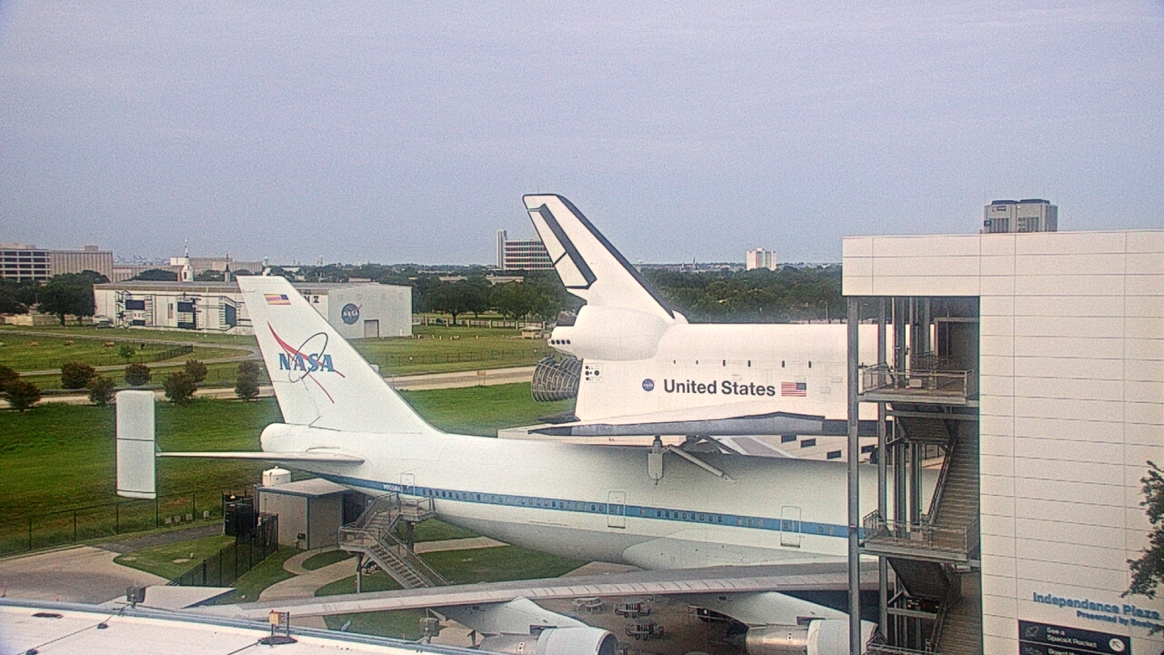 Thumbnail for current weather camera view from Space Center Houston in Houston, Texas