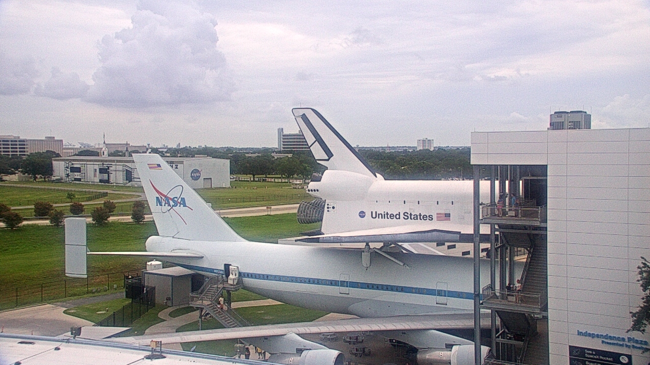 Thumbnail for current weather camera view from Space Center Houston in Houston, Texas