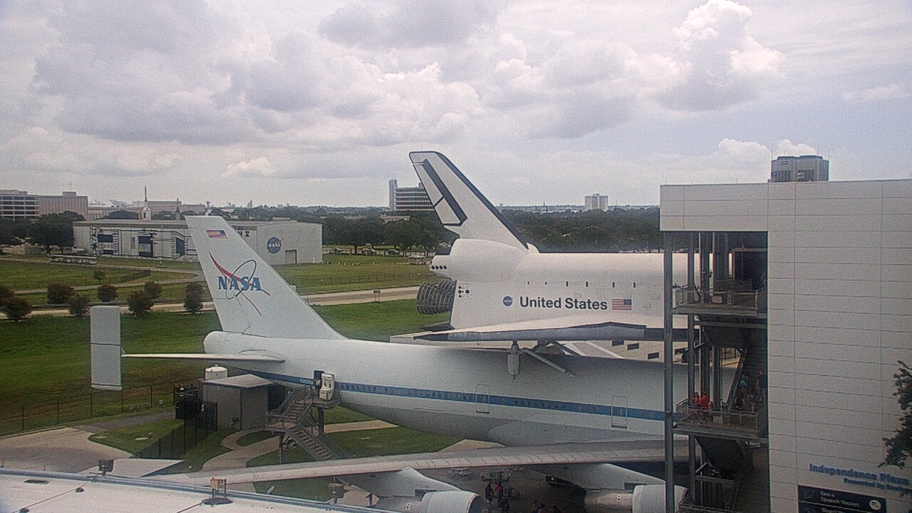 Thumbnail for current weather camera view from Space Center Houston in Houston, Texas