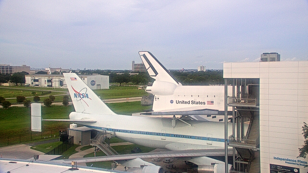 Thumbnail for current weather camera view from Space Center Houston in Houston, Texas