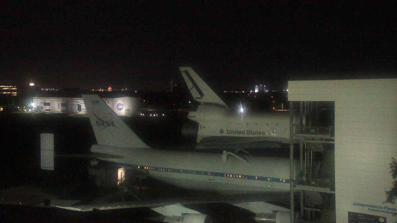 Thumbnail for current weather camera view from Space Center Houston in Houston, Texas
