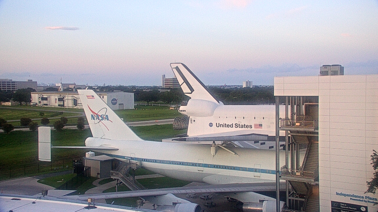 Thumbnail for current weather camera view from Space Center Houston in Houston, Texas