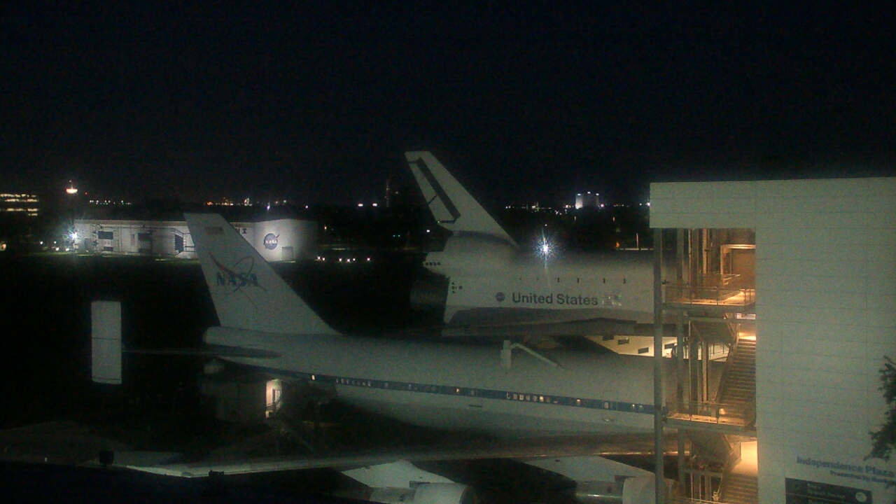 Thumbnail for current weather camera view from Space Center Houston in Houston, Texas