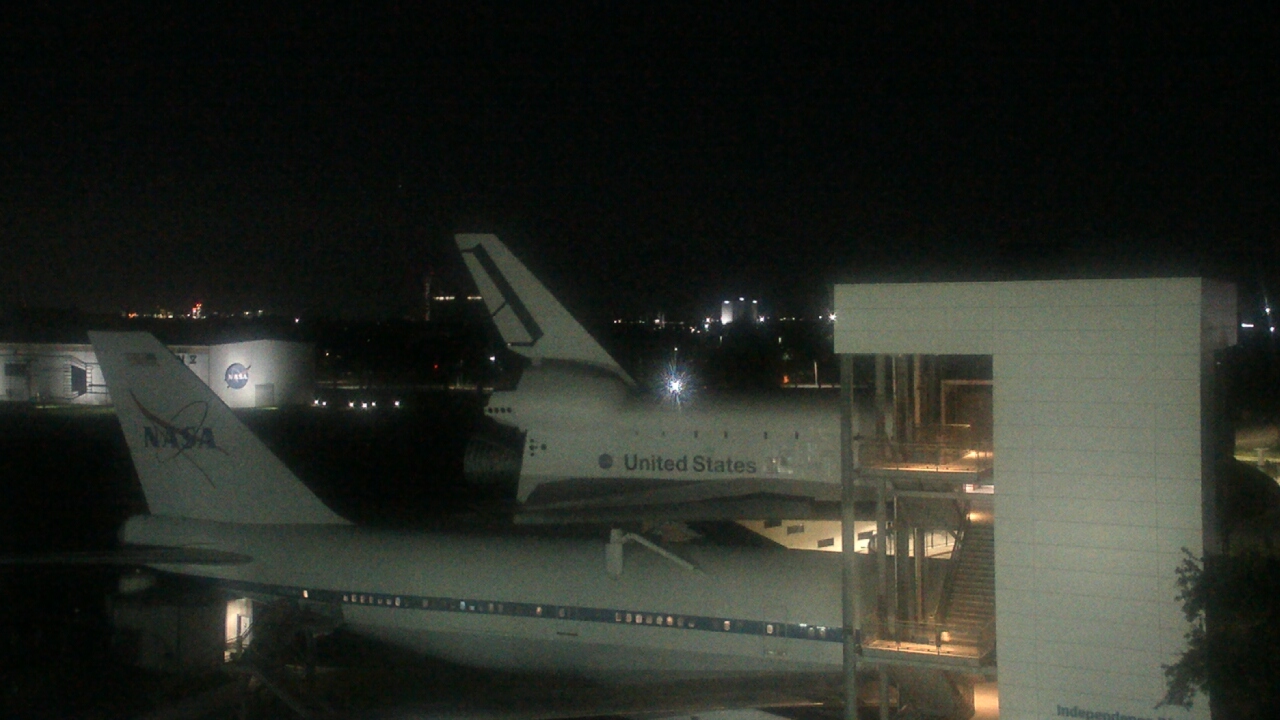 Thumbnail for current weather camera view from Space Center Houston in Houston, Texas