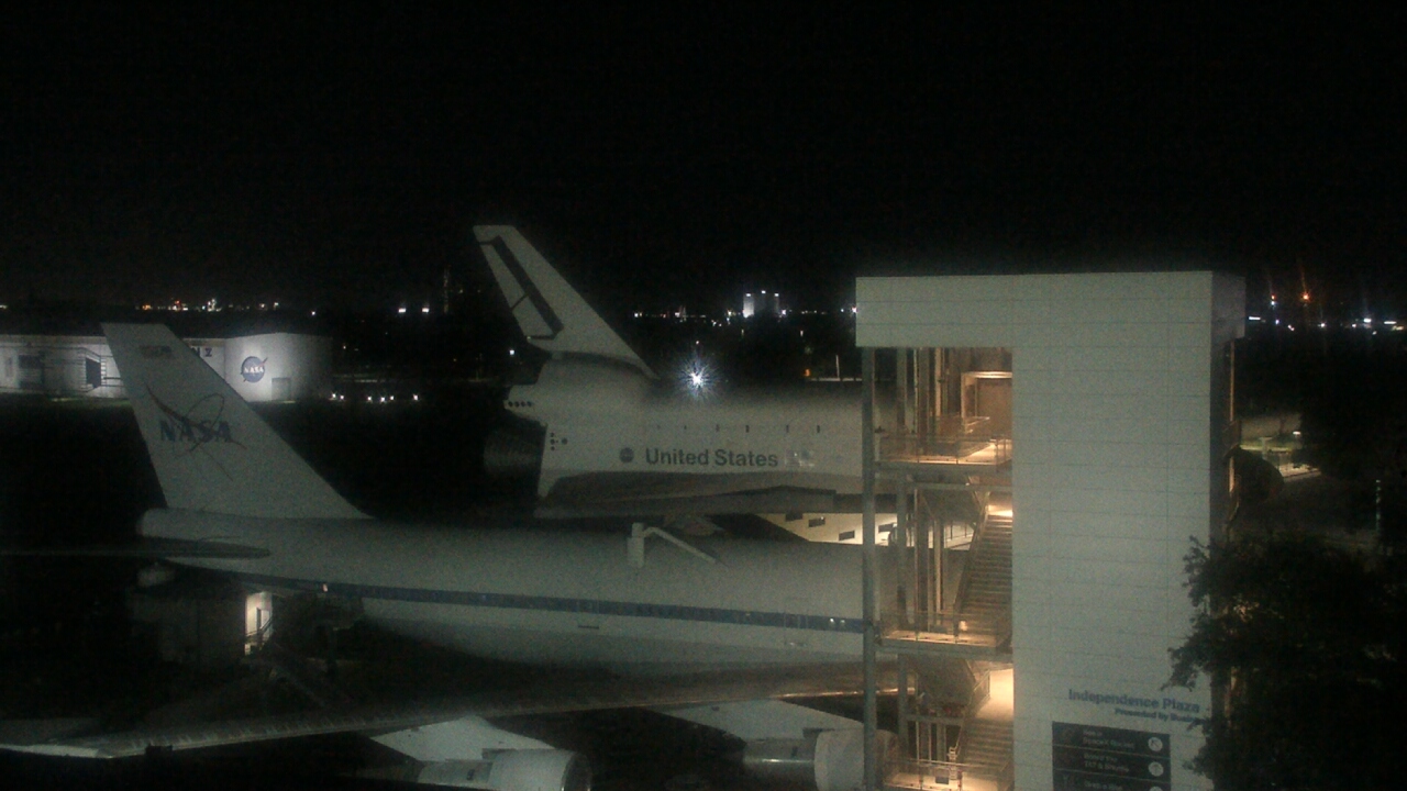 Thumbnail for current weather camera view from Space Center Houston in Houston, Texas