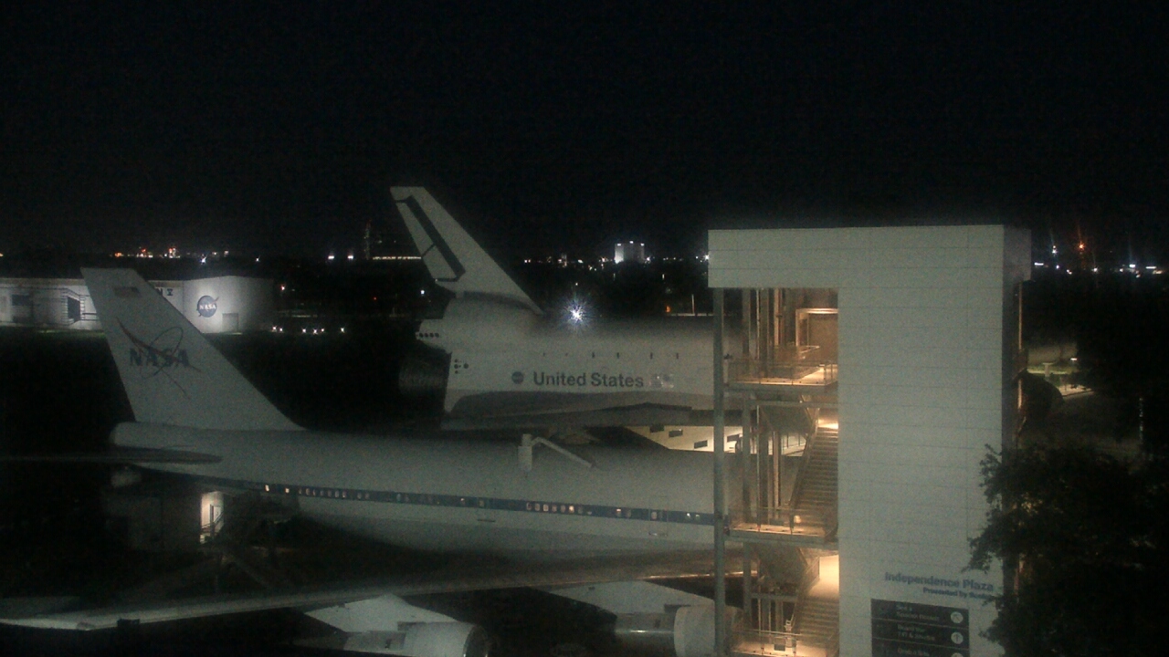 Thumbnail for current weather camera view from Space Center Houston in Houston, Texas