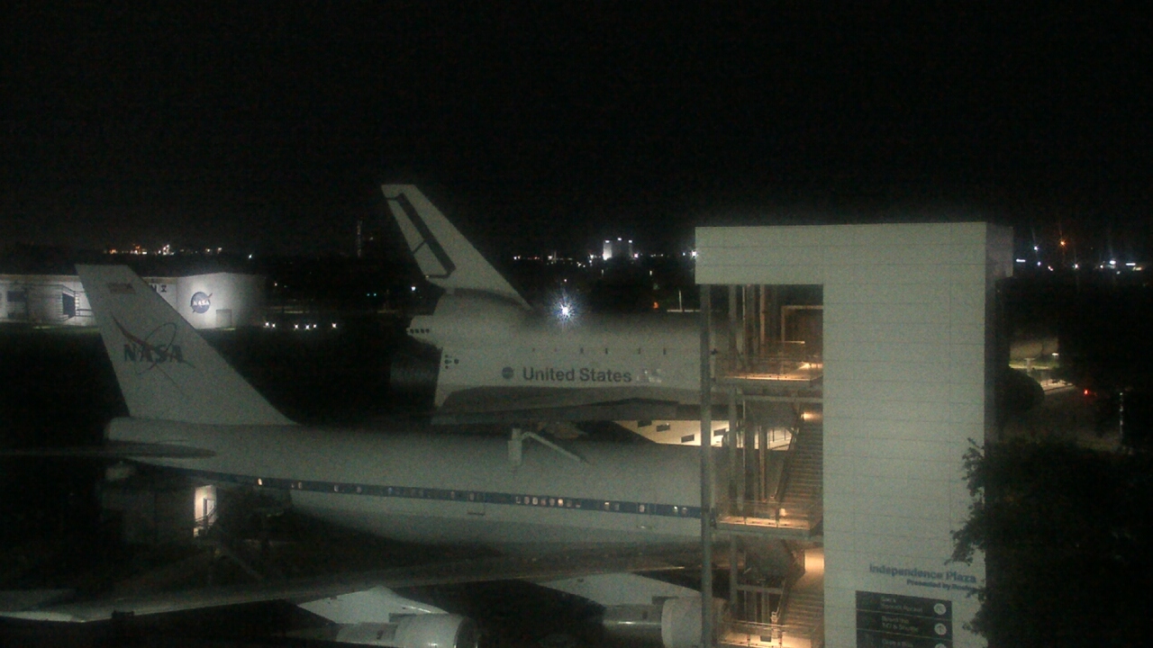 Thumbnail for current weather camera view from Space Center Houston in Houston, Texas