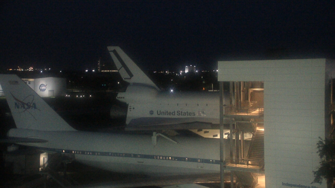 Thumbnail for current weather camera view from Space Center Houston in Houston, Texas