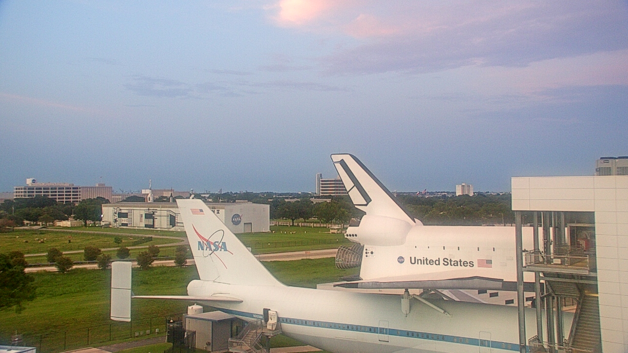 Thumbnail for current weather camera view from Space Center Houston in Houston, Texas