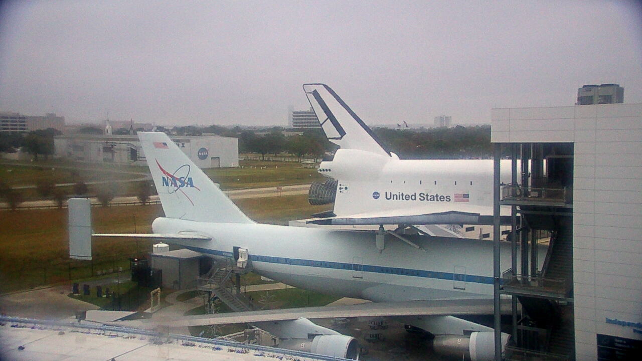 Thumbnail for current weather camera view from Space Center Houston in Houston, Texas