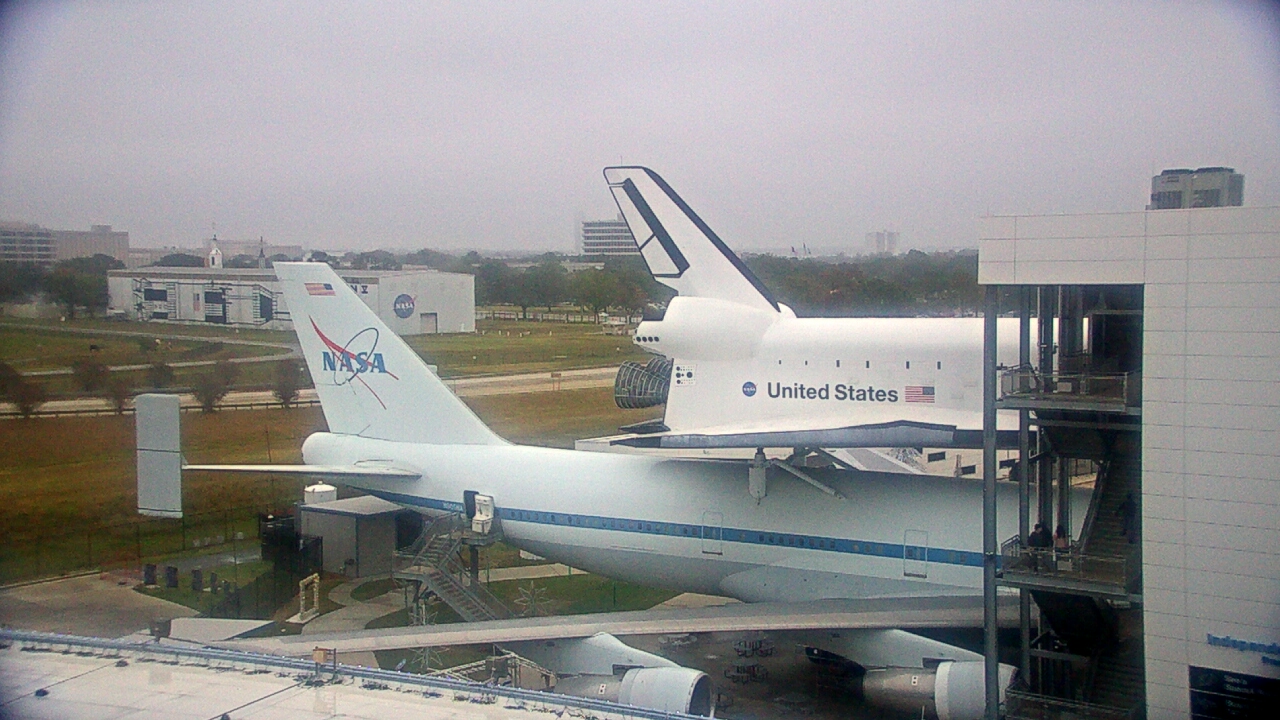 Thumbnail for current weather camera view from Space Center Houston in Houston, Texas