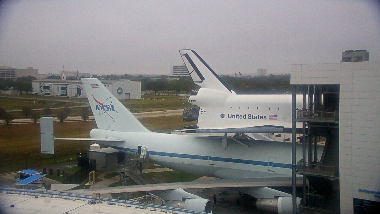 Thumbnail for current weather camera view from Space Center Houston in Houston, Texas