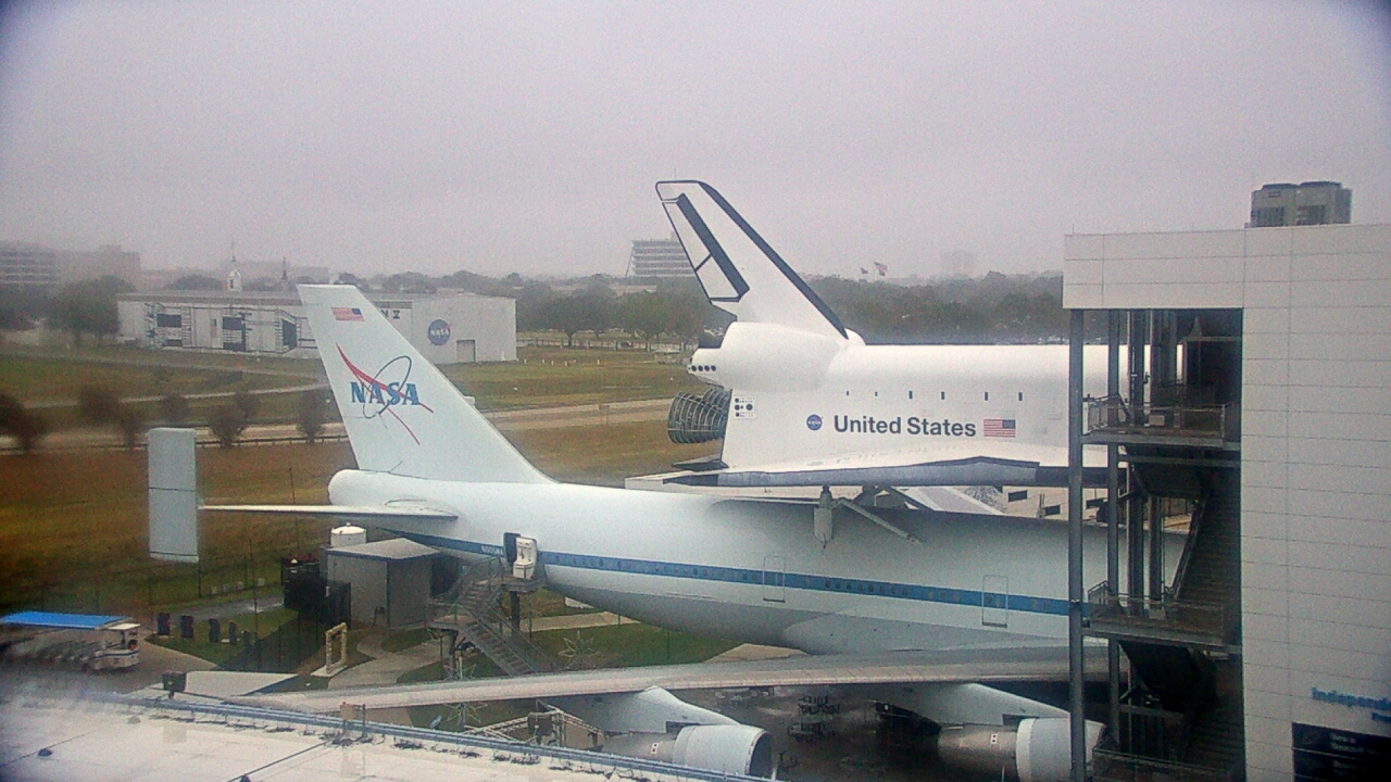 Thumbnail for current weather camera view from Space Center Houston in Houston, Texas