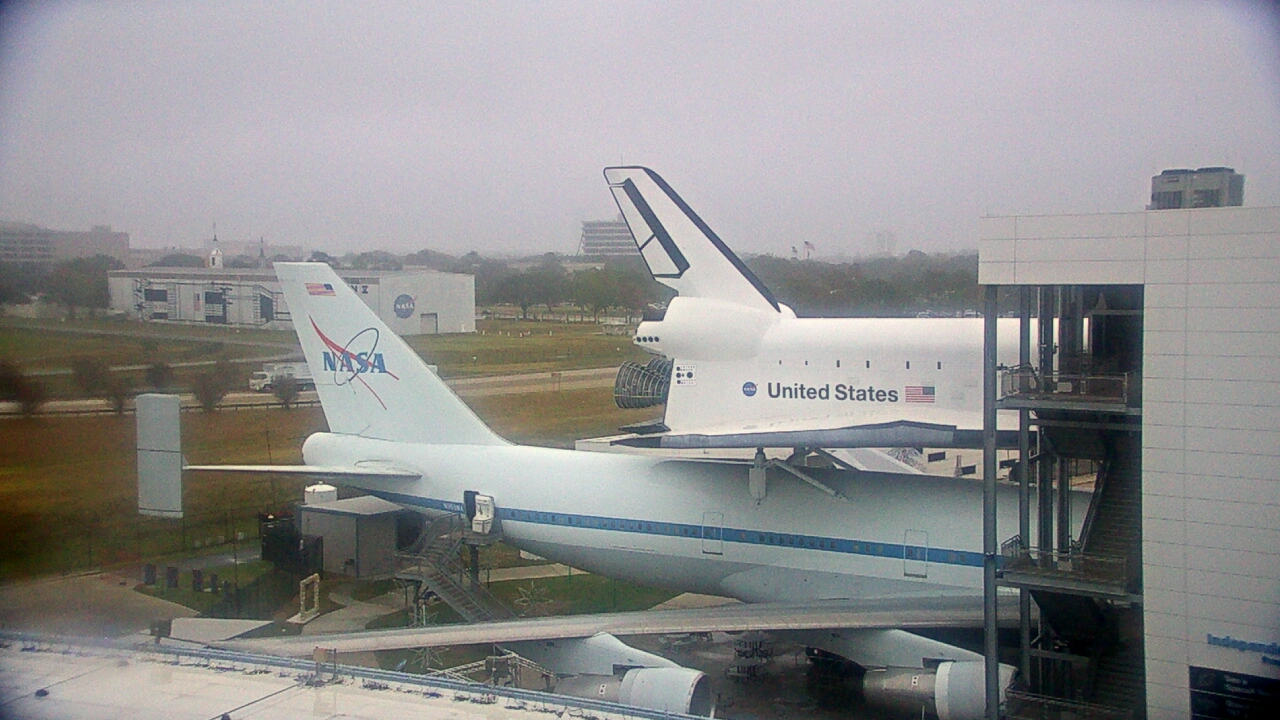 Thumbnail for current weather camera view from Space Center Houston in Houston, Texas