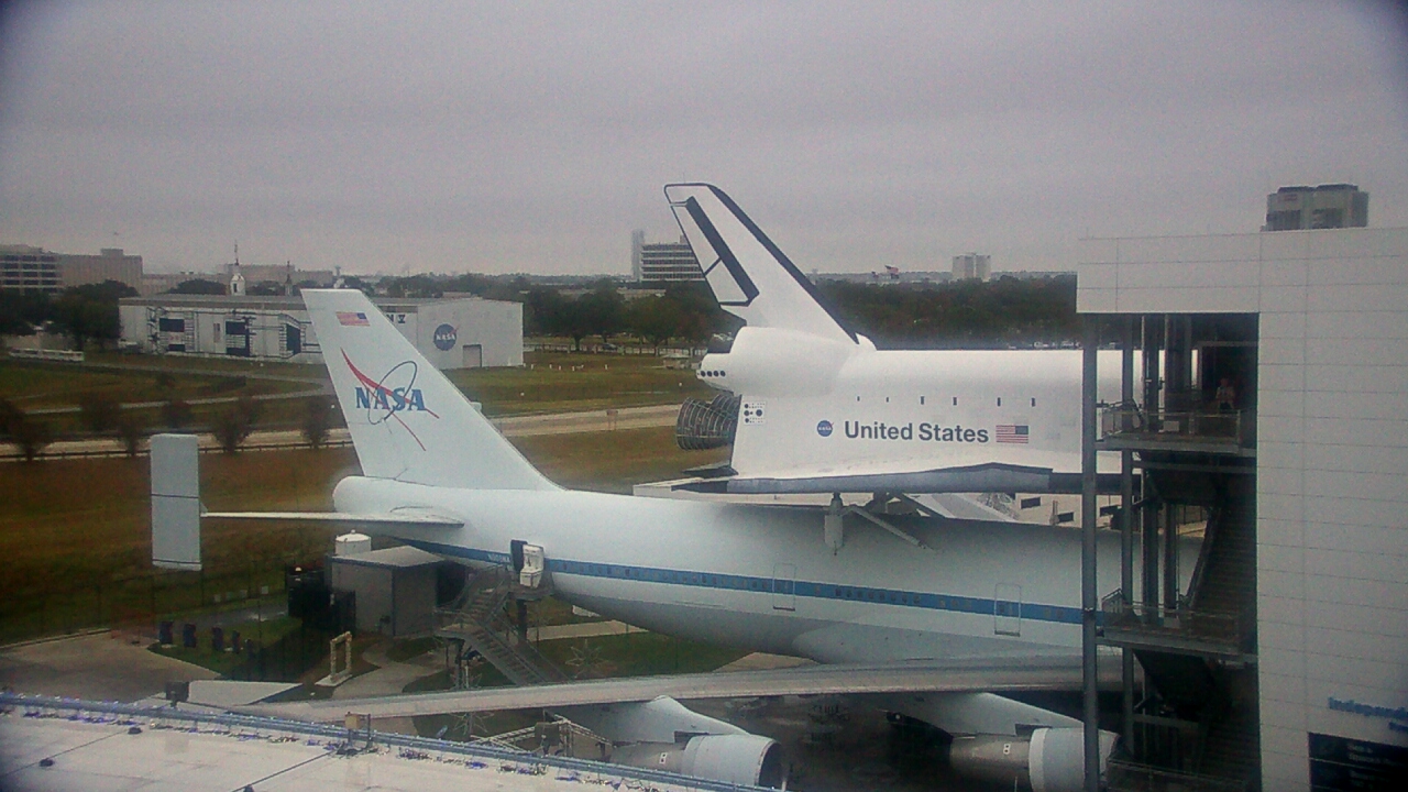 Thumbnail for current weather camera view from Space Center Houston in Houston, Texas