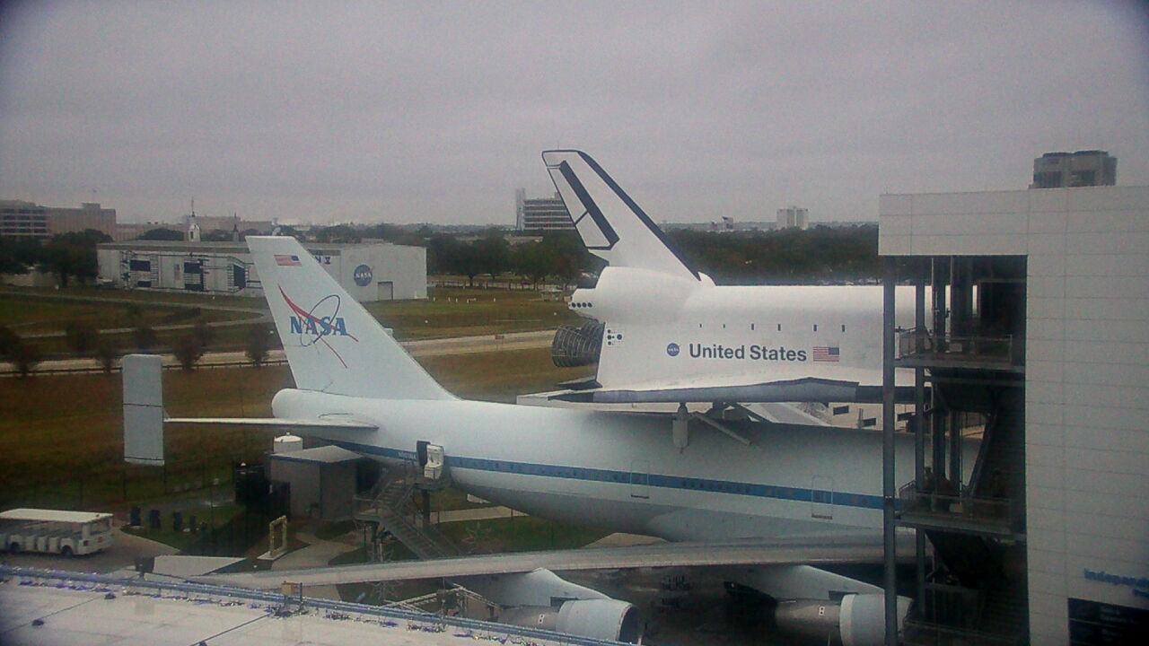 Thumbnail for current weather camera view from Space Center Houston in Houston, Texas