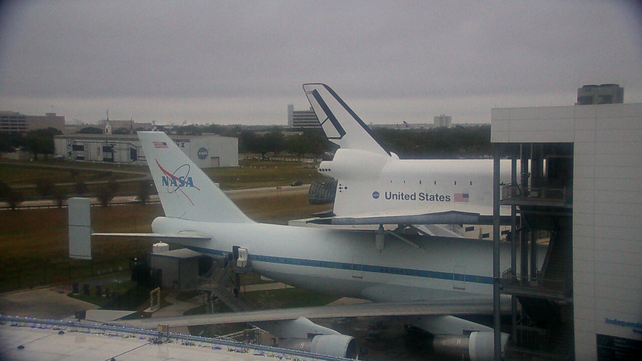 Thumbnail for current weather camera view from Space Center Houston in Houston, Texas