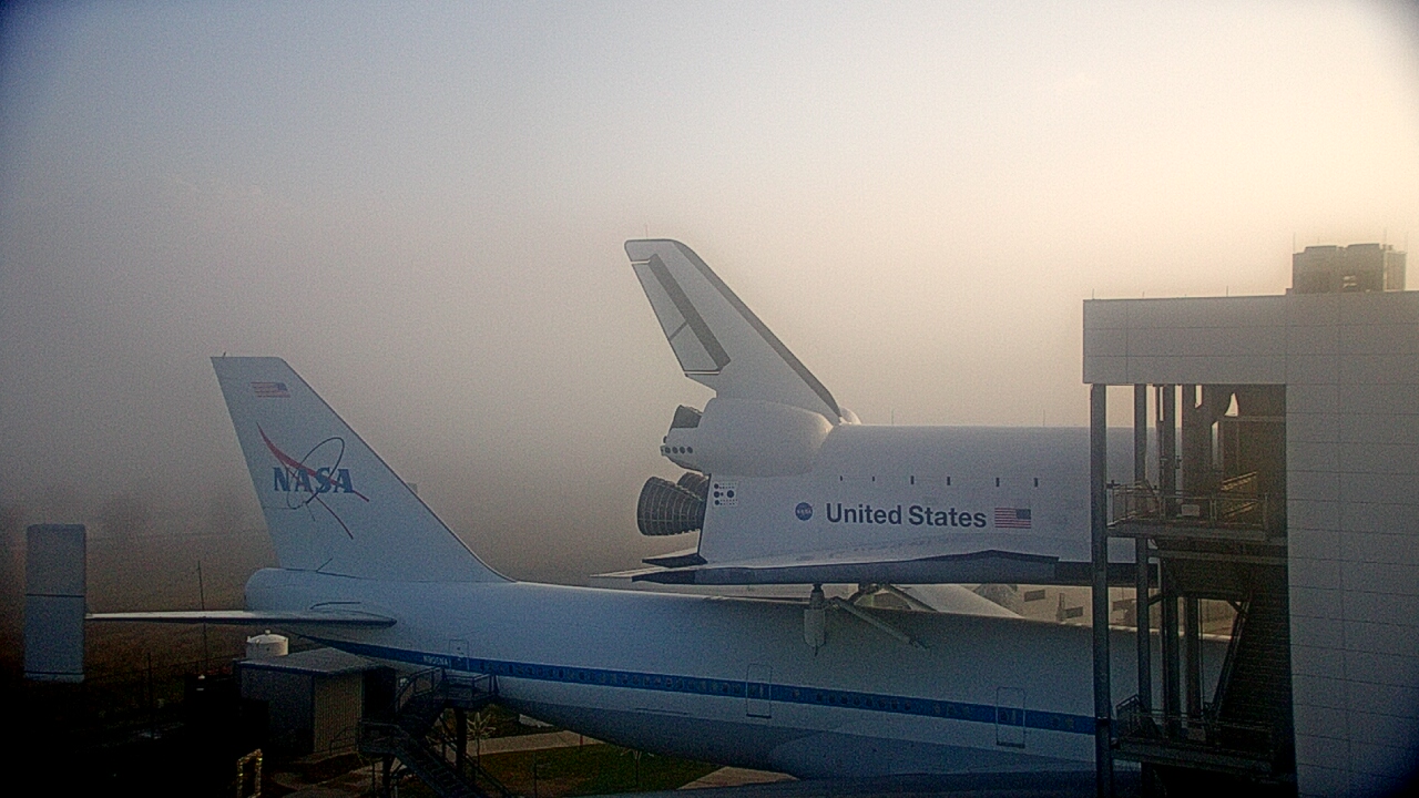 Thumbnail for current weather camera view from Space Center Houston in Houston, Texas