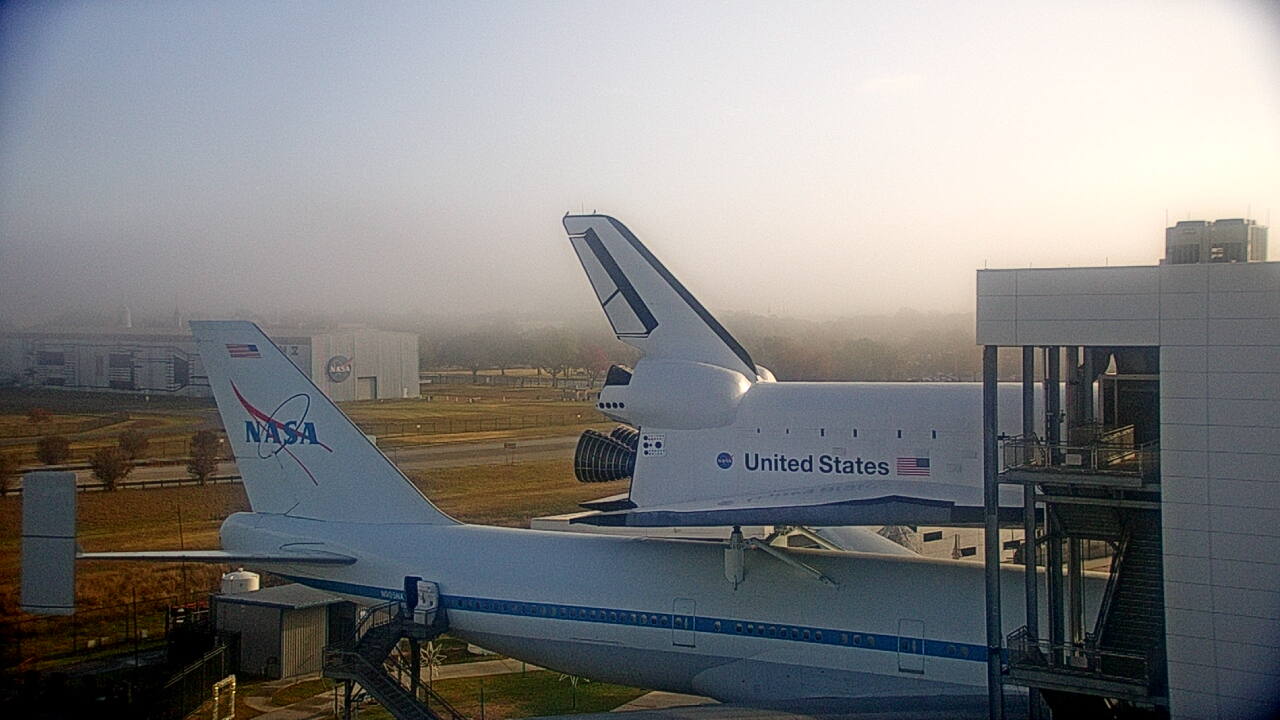 Thumbnail for current weather camera view from Space Center Houston in Houston, Texas