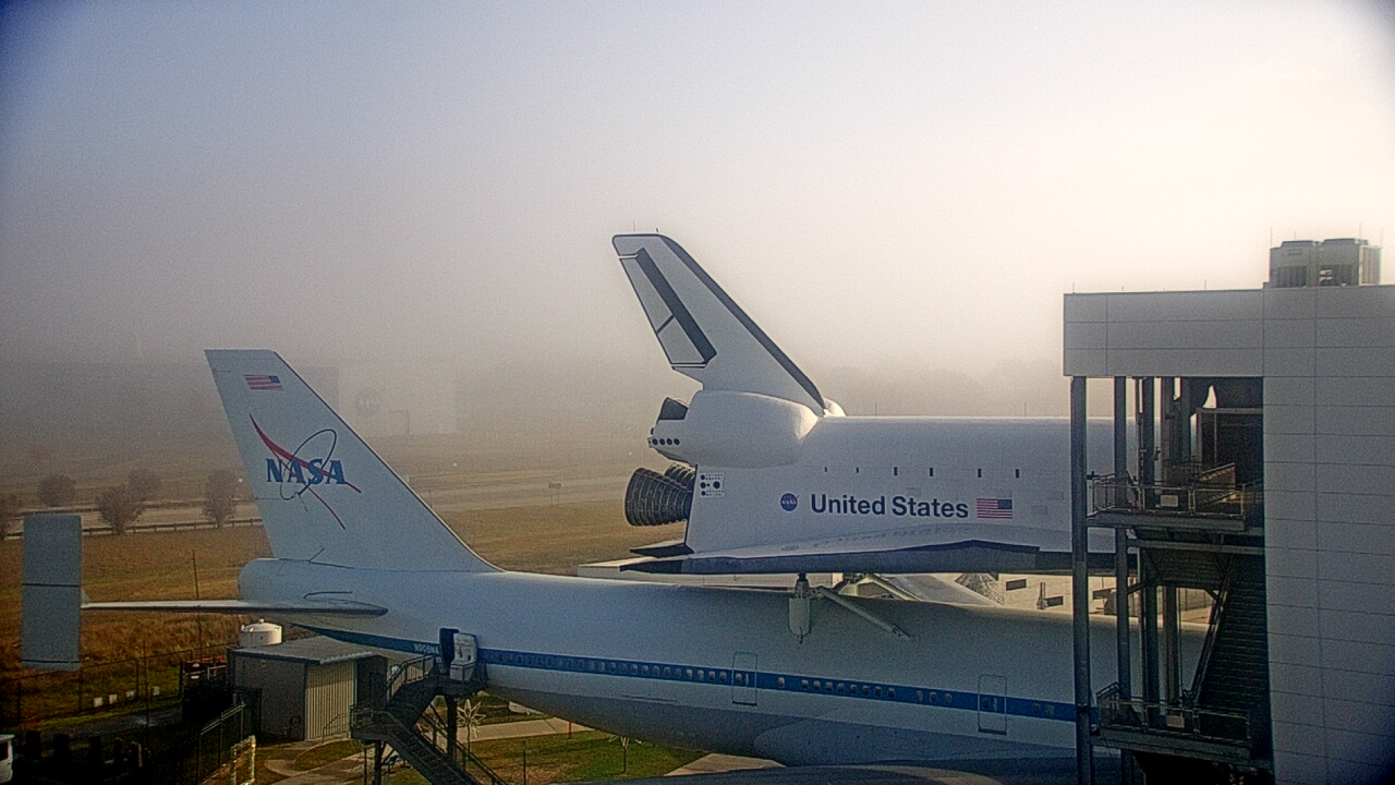 Thumbnail for current weather camera view from Space Center Houston in Houston, Texas