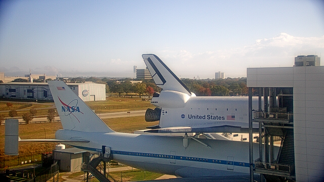 Thumbnail for current weather camera view from Space Center Houston in Houston, Texas