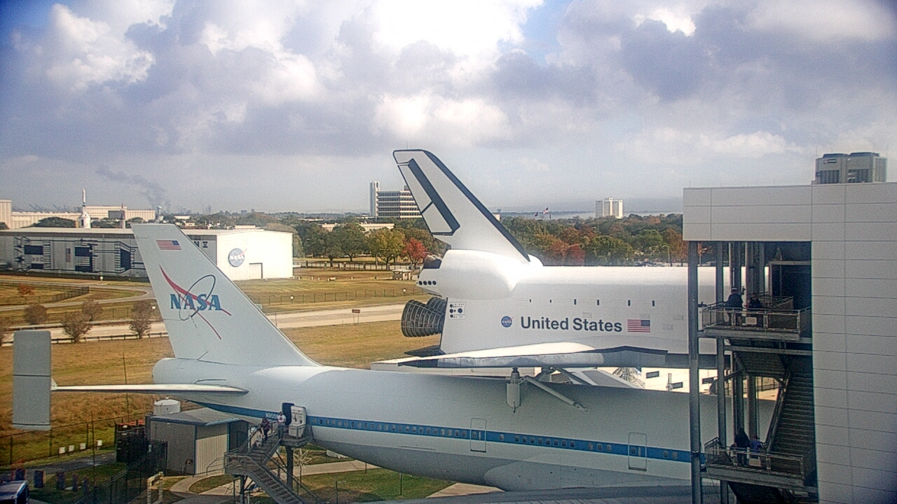 Thumbnail for current weather camera view from Space Center Houston in Houston, Texas